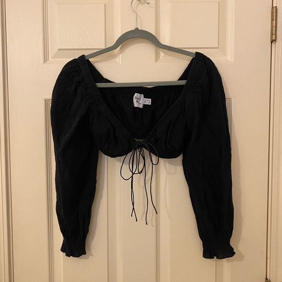 Princess Polly Take It To The Heart Top Black - Picture 14 of 16